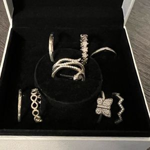 Pandora rings (set of 8)